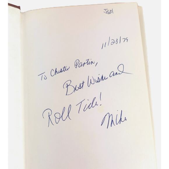 Collectible - Crimson Tide Lot - 2 Signed Books & 2 Sports Illustrated Magazines - Picture 9 of 10